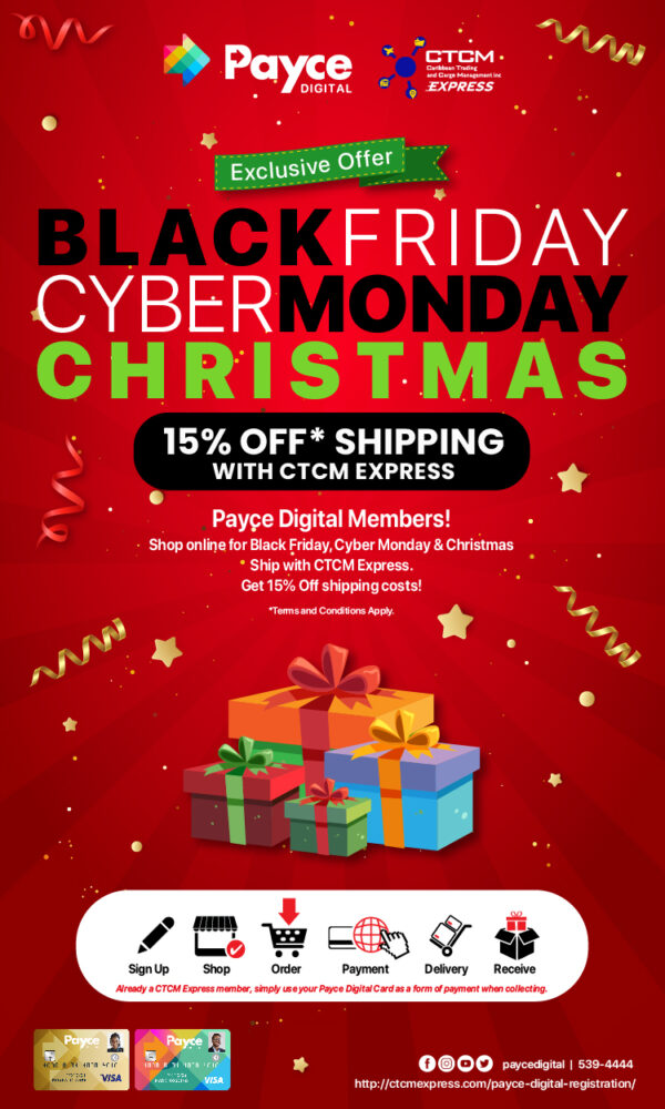 Get 15 off when Shipping with CTCM Express! Payce Digital